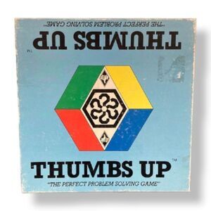 Vintage Thumbs Up The Perfect Problem Solving Board Game Rare